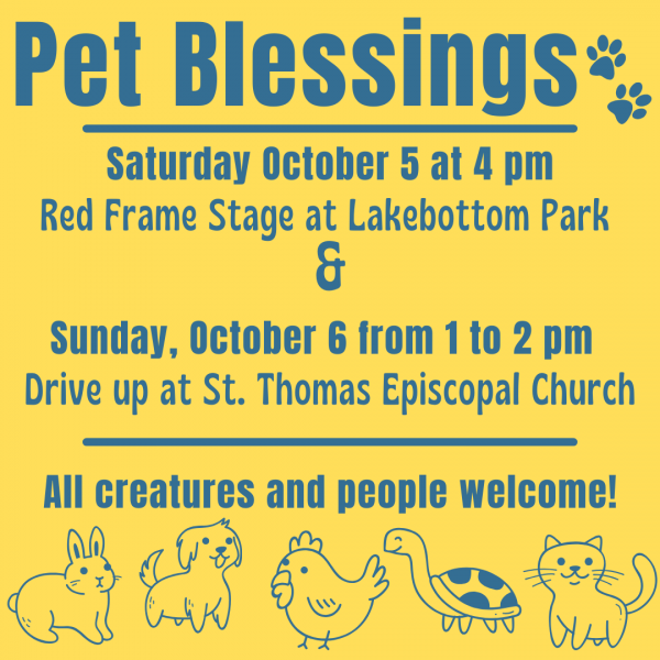  Pet Blessing at Lakebottom Park