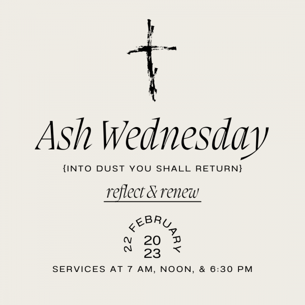 Ash Wednesday 2023 - noon