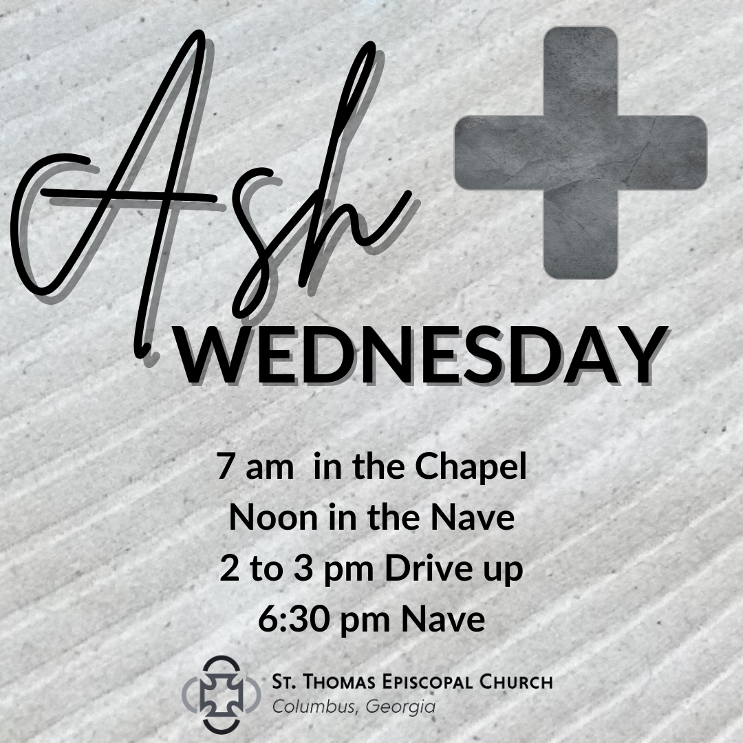 Noon Ash Wednesday Service St. Thomas Episcopal Church